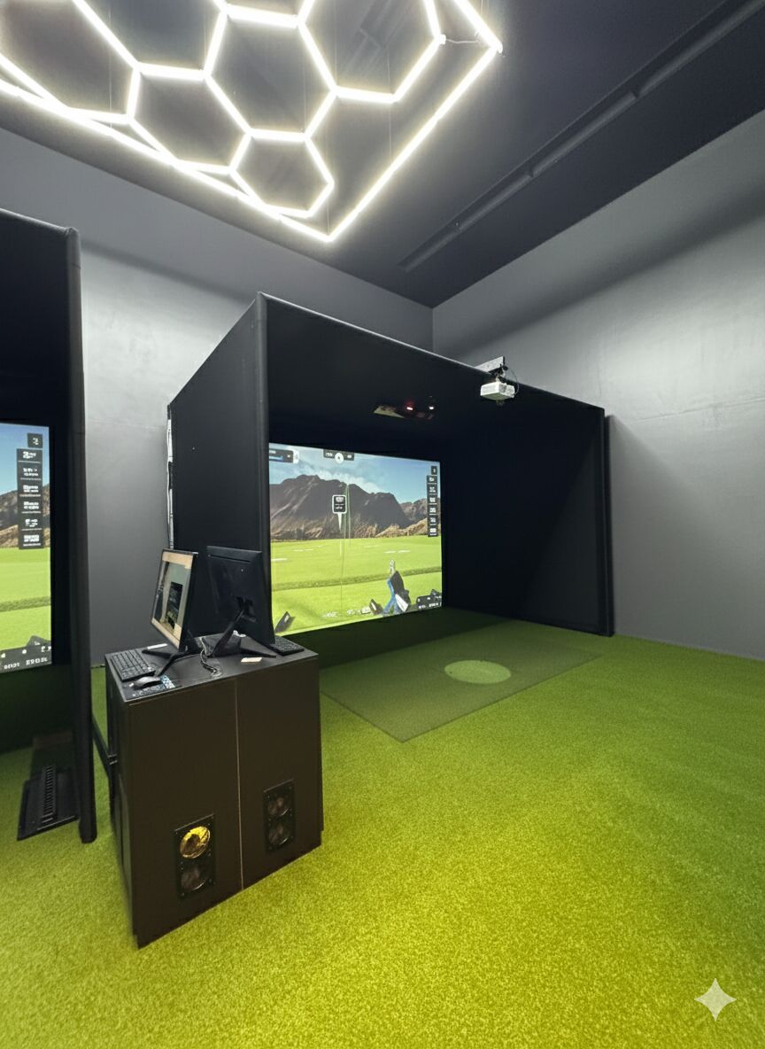 Tier 1 golf indoor simulator bay