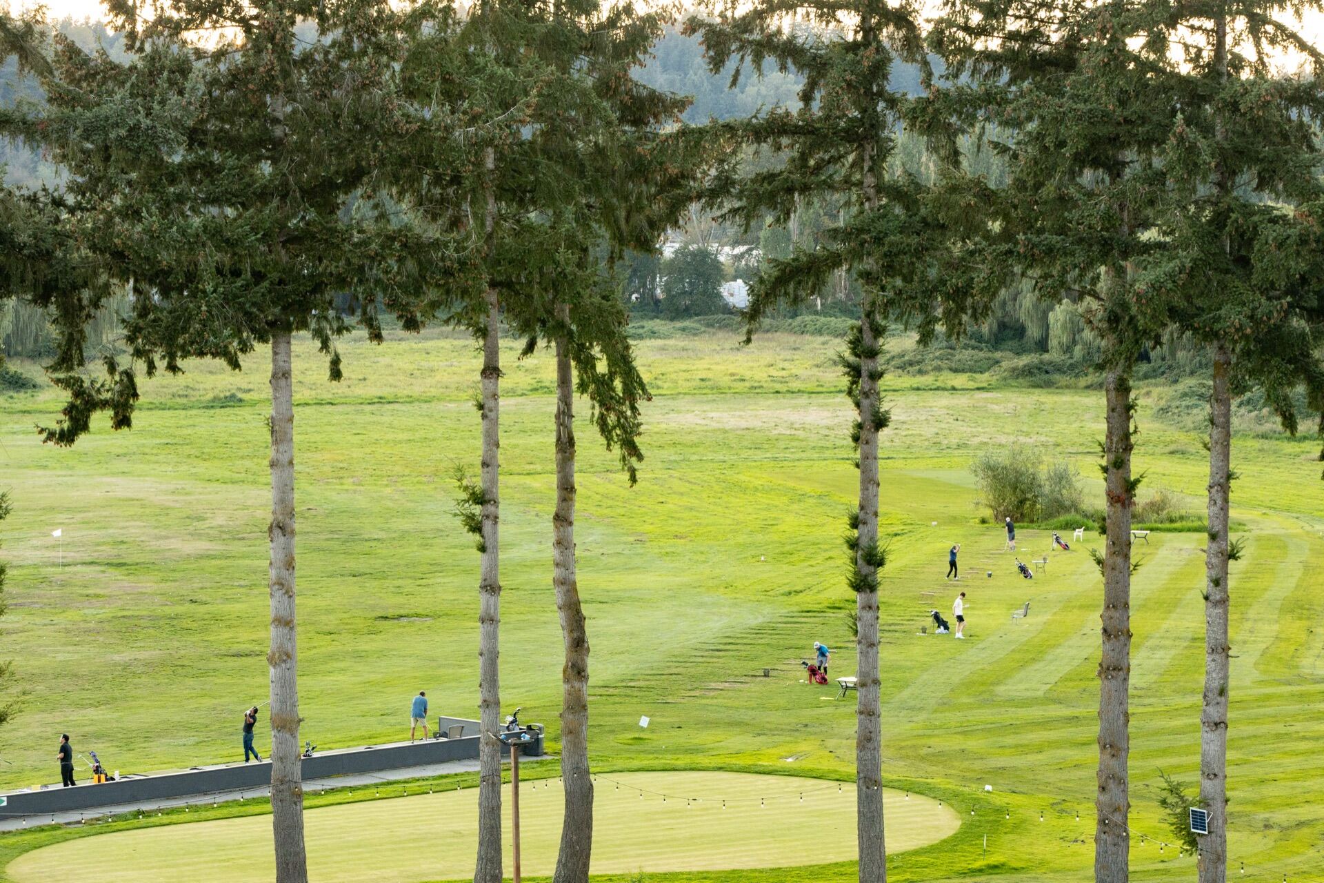 Summer golf academy training session