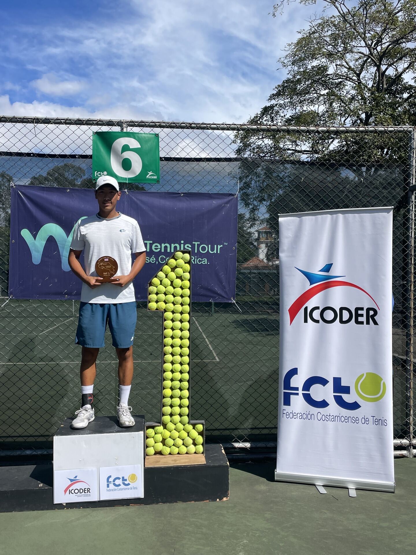 Tier 1 trophy and tennis achievement