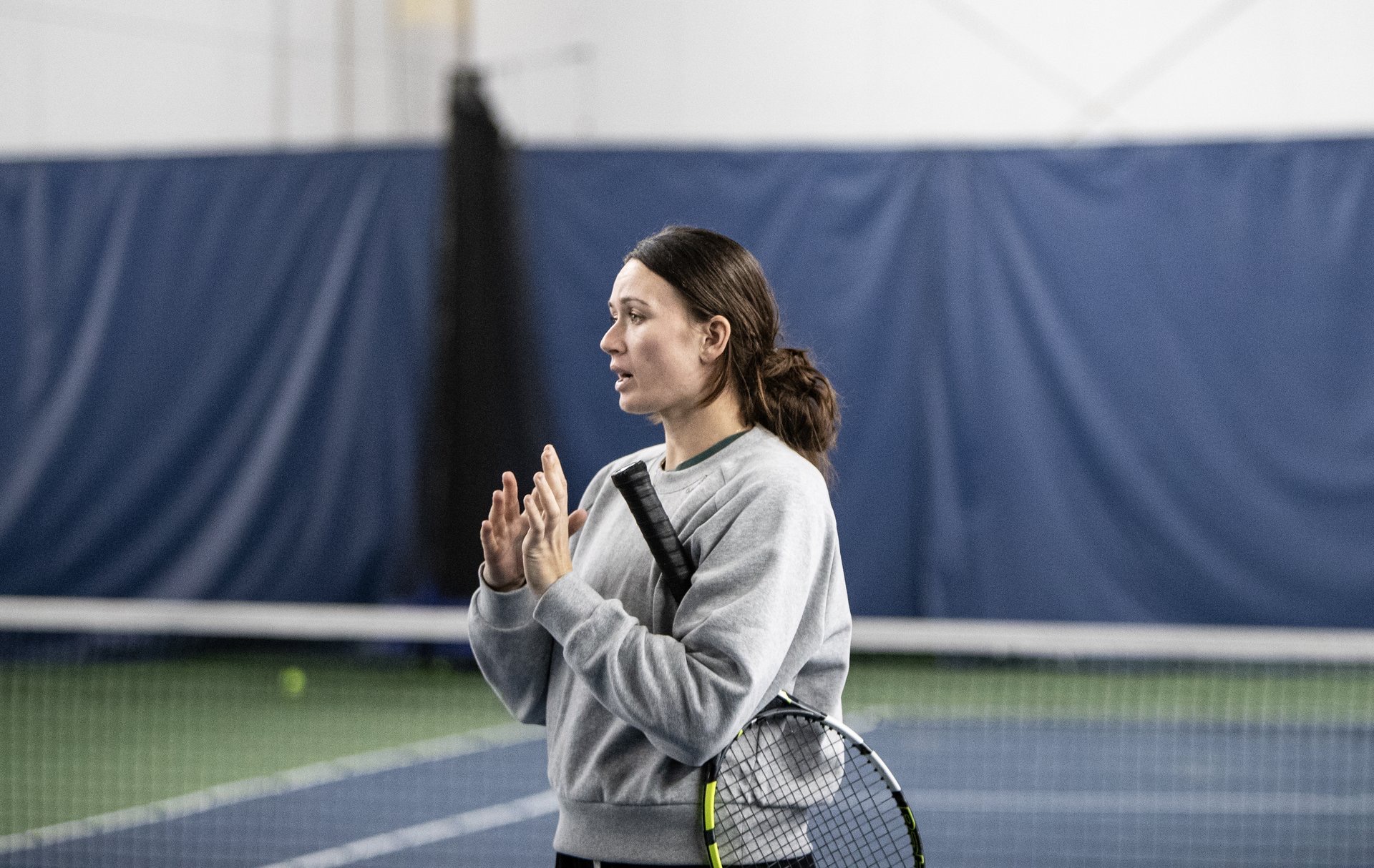 Tier 1 tennis athlete shot